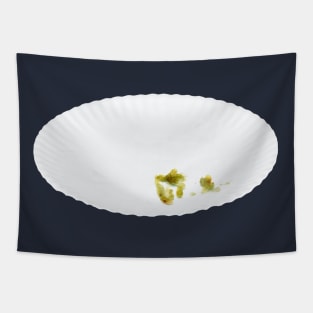 Cold Boogers On A Paper Plate Tapestry