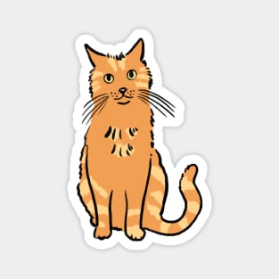 Orange Cat Magnet