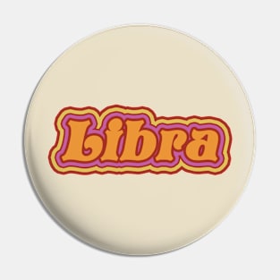 Zodiac Libra Pin