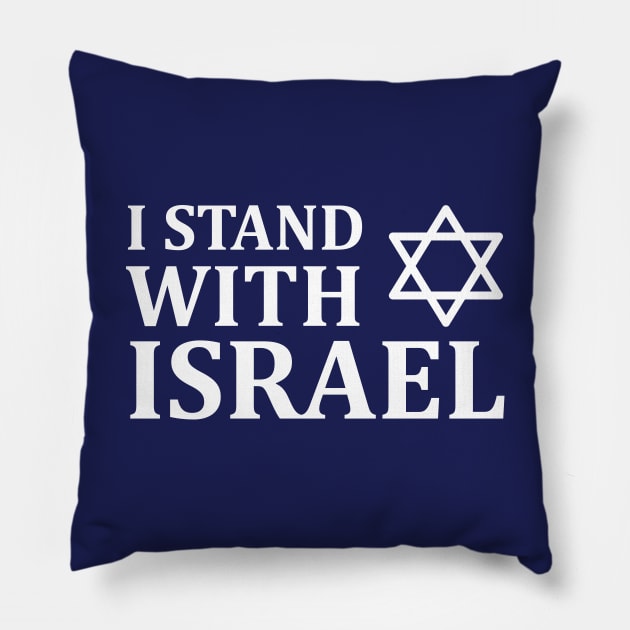 I stand with Israel Pillow by MeLoveIsrael