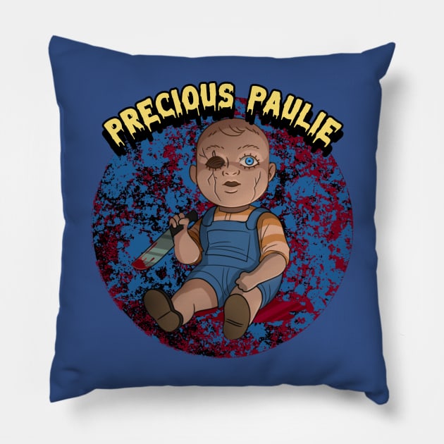 Precious Paulie Graphic Pillow by CTJFDesigns