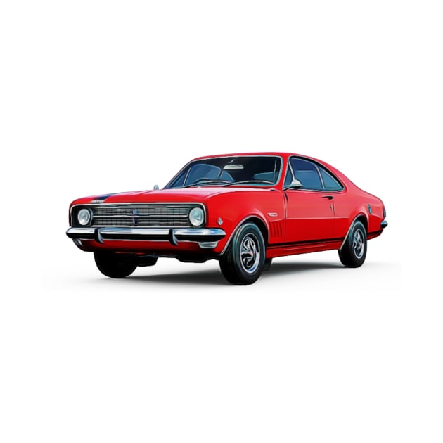 Holden Monaro Cartoon by Auto-Prints