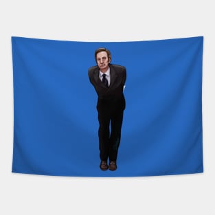 Saul Goodman Anime Girl Pose Tapestry