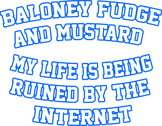 Baloney Fudge and mustard Kids T-Shirt by grinningmasque