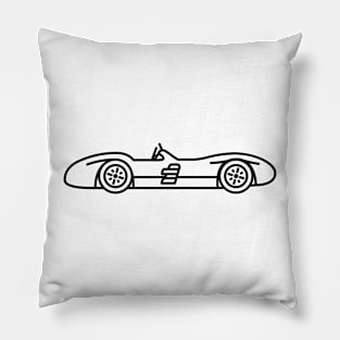 F1 World Champ Car 1954 Mercedes W196 Fangio Pillow