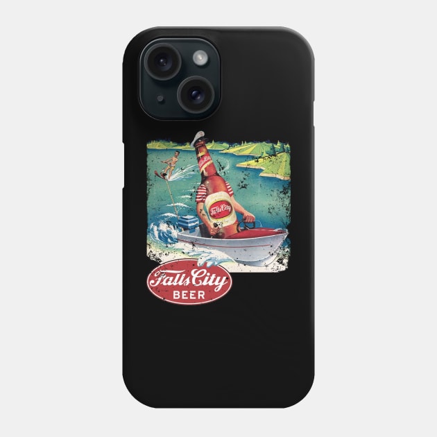 Falls City Beer Phone Case by retrorockit