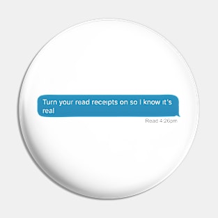 Read Receipts Pin