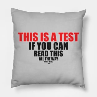 This is a test Pillow