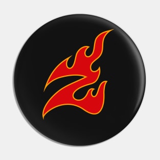 Flaming Z! Pin