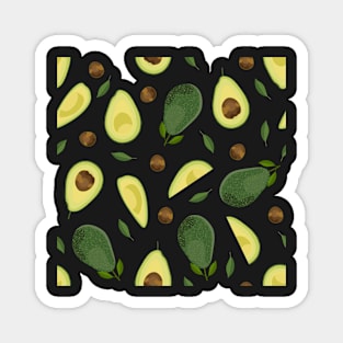 Avocado Pattern Magnet