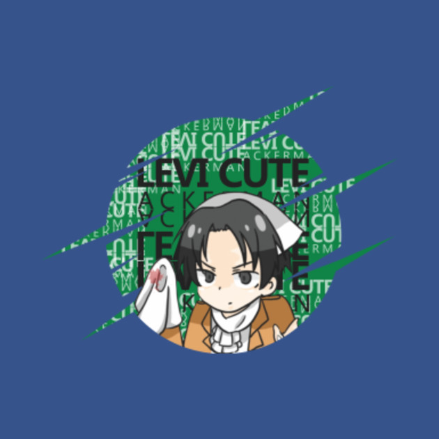 Disover Attack on titan anime - Captain Levi Cute - Attack On Titan Anime - T-Shirt