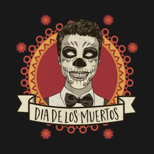 Dia De Los Muertos Sugar Skull Make Up T-Shirt