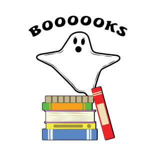 Ghost passionate about books - Funny T-Shirt