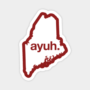 Ayuh - The Maine Word Magnet