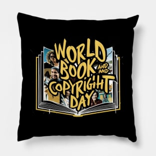 World Book And Copyright Day Pillow