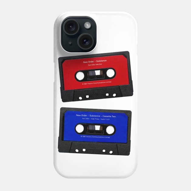 Substance: Cassette Tape 1 & 2 Phone Case by Scum & Villainy