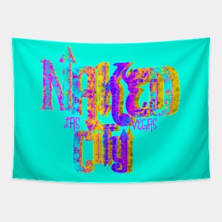 Naked City Las Vegas Tie Dye Tapestry