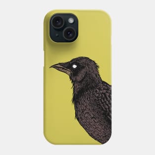 Raven Creepy Crow Bright Gothic Art Phone Case