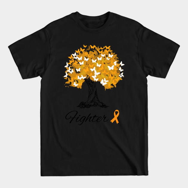 Disover Raising Support & Awareness Fighter Tree With Butterflies - Awareness - T-Shirt