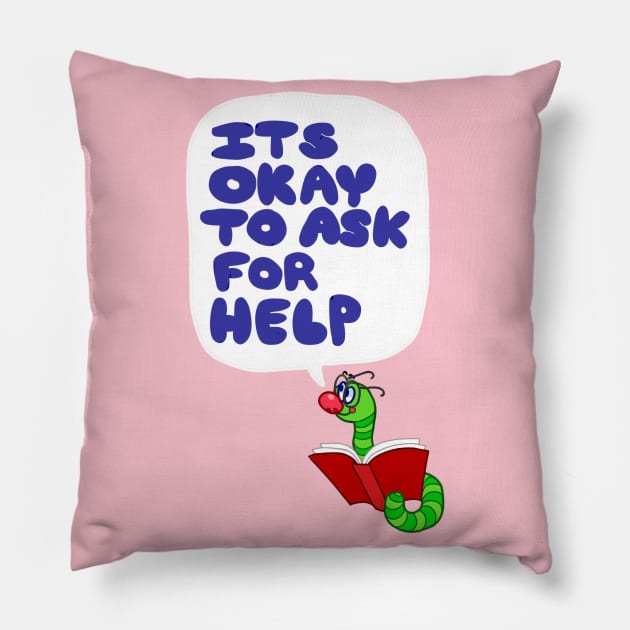 Bookworm advice Pillow by feellicks