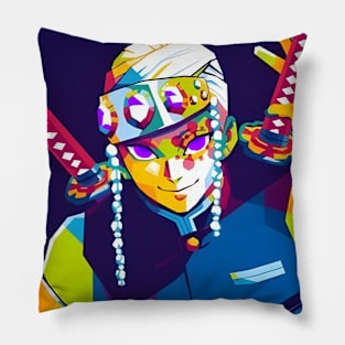 Uzui Tengen Wpap pop art Pillow