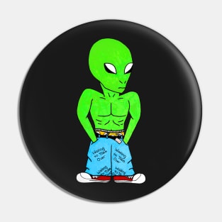 Cool Alien Pin