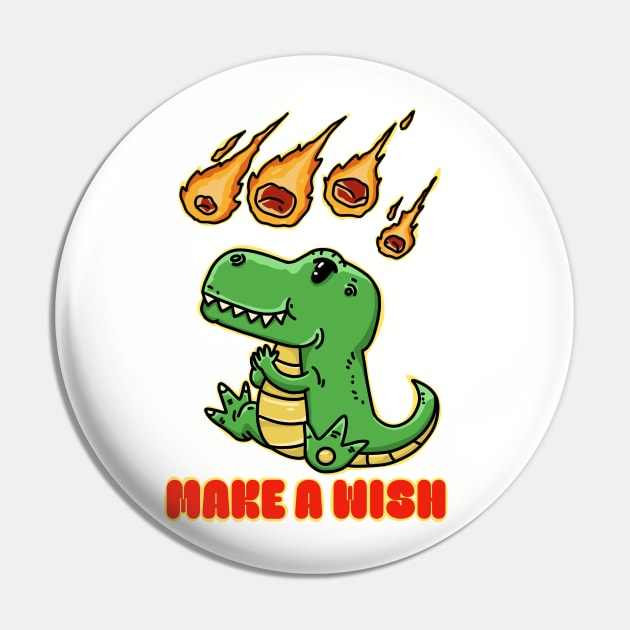 Make a Wish Dino Pin by RiyanRizqi