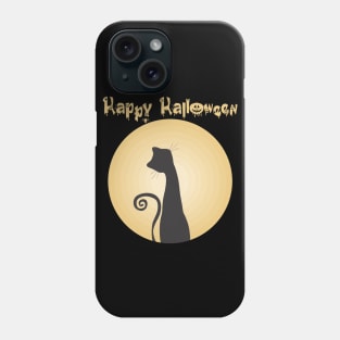 Happy Halloween cat Phone Case