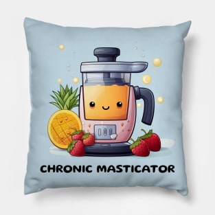 Fruit Juicer Chronic Masticator Funny Health Novelty Pillow