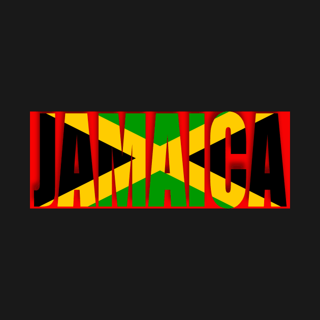 Jamaica in Jamaica Flag by alzo