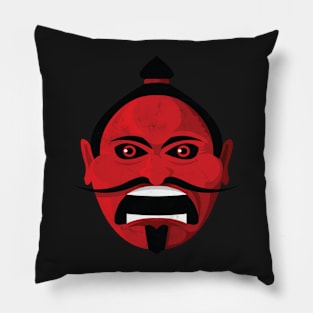 red warrior Pillow