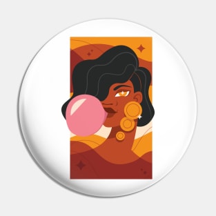 Bubblegum Girl Pin