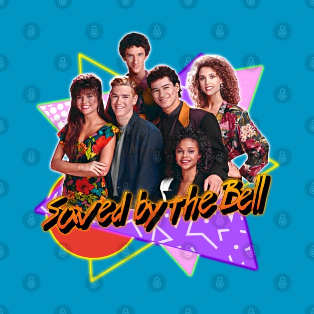 Saved By The Bell // 90s Kid Nostalgia Fan Art by darklordpug