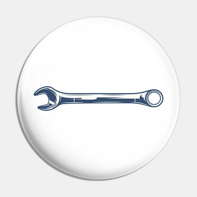 Wrench tool Pin by ShirtyLife