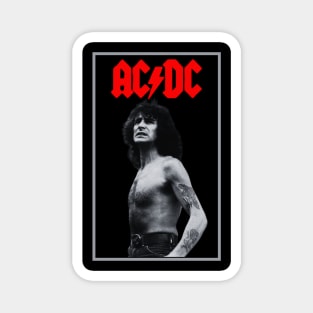 Poster Bon Scott ACDC Magnet