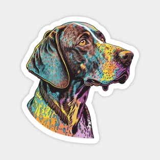 German Shorthaired Pointer Dog Art Magnet