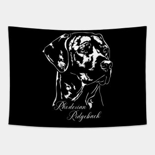 Rhodesian Ridgeback dog lover portrait Tapestry