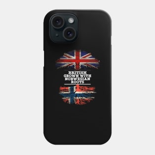 British Grown With Norwegian Roots - Gift for Norwegian With Roots From Norway Phone Case