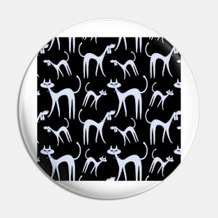 Groovy Dogs Cool Cats Pin