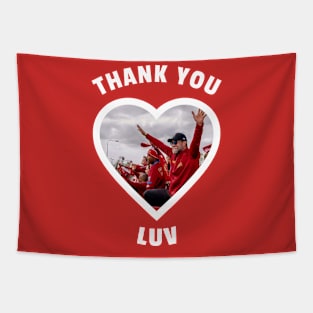 Thank you Luv Liverpool FC LFC Klopp YNWA Tapestry