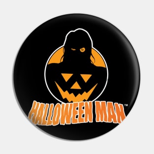Halloween Man Logo Tee Pin