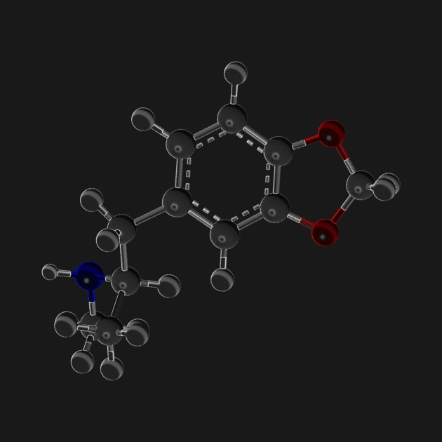 Ecstasy Molecule by ChemECool