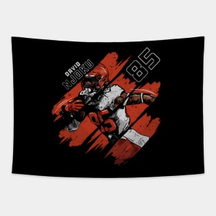 David Njoku Cleveland Stripes Tapestry