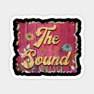 Classic Sound Personalized Flowers Proud Name Magnet