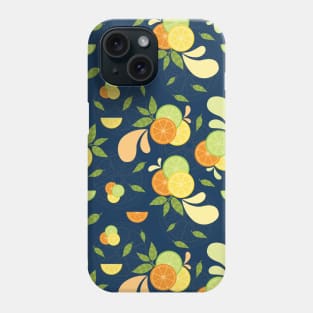 Citrus Splash Seamless Surface Pattern Design Phone Case