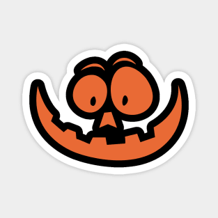 Pumpkin Face Halloween Magnet