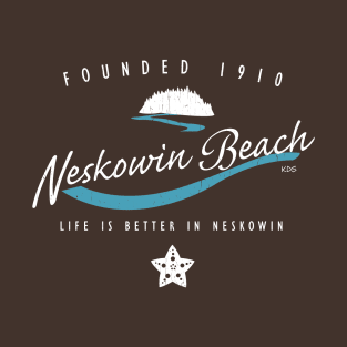 Neskowin Beach Retro T-Shirt