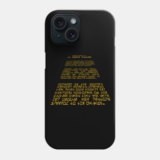 The Crawl in Aurabesh Phone Case