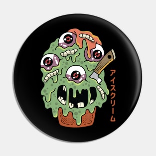 Kawaii Japanese Monster Ice cream for dessert lovers Pin