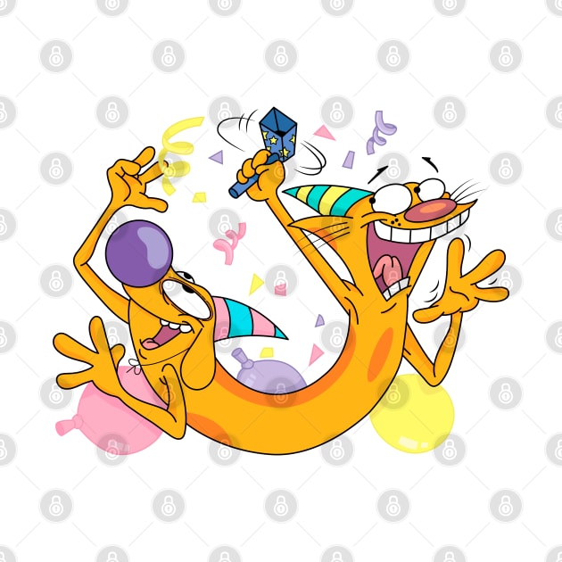 CatDog Birthday by artxlife